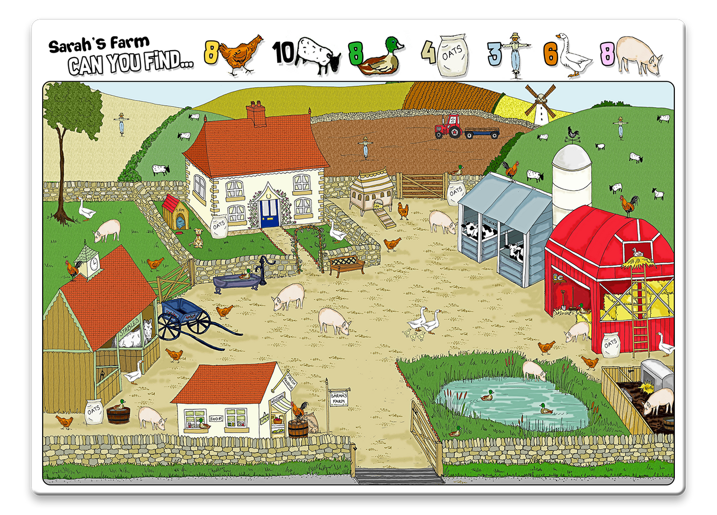 Sarah's Farm Placemat