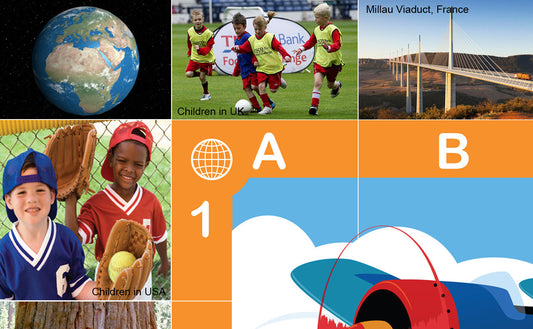 Our Amazing World Pictorial Map Poster