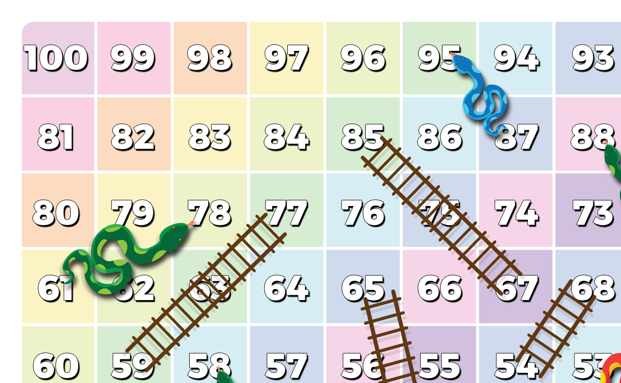 Snakes and Ladders Placemat