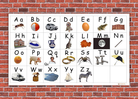 Alphabet Board Mural