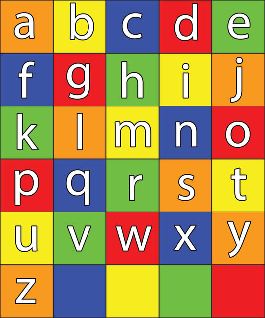 This colourful, bright alphabet floor mat is suitable for use with programmable floor robots such as Bee-Bots. It features a 15 cm grid overlay and can be used on the floor individually or as a group in the classroom. A Bee-Bot is a small programmable robot which introduces children to the concept of teaching directional language and creating simple programs. Children can develop, test, debug and retest sequences of code to reach their aims.