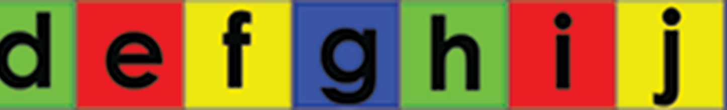Rainbow Alphabet Wall Banner