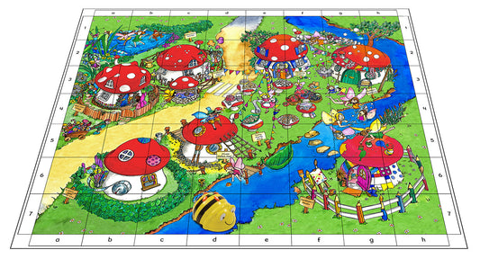 This colourful, bright floor mat is suitable for use with programmable floor robots such as Bee-Bots. It features a 15 cm grid overlay and can be used on the floor individually or as a group in the classroom. A Bee-Bot is a small programmable robot which introduces children to the concept of teaching directional language and creating simple programs. Children can develop, test, debug and retest sequences of code to reach their aims.