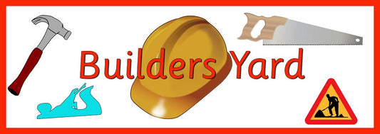 Designed for outdoor play areas, the Builders Yard banner is made of heavy duty weatherproof vinyl and comes with brass eyelets so it can be easily hung outside. Useful to designate play areas in preschool, nurseries and primary school playgrounds. Available in 2 sizes.