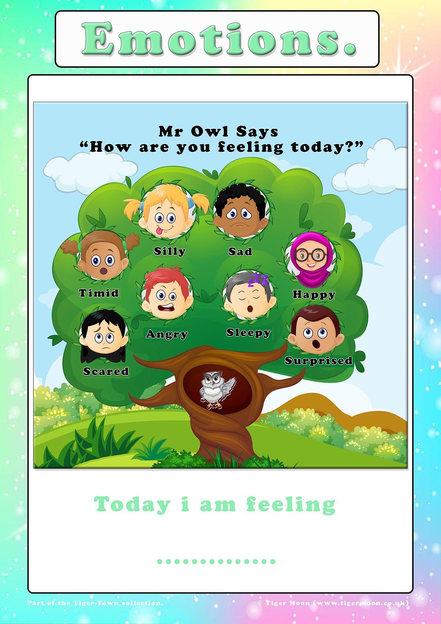 Emotions poster - A2