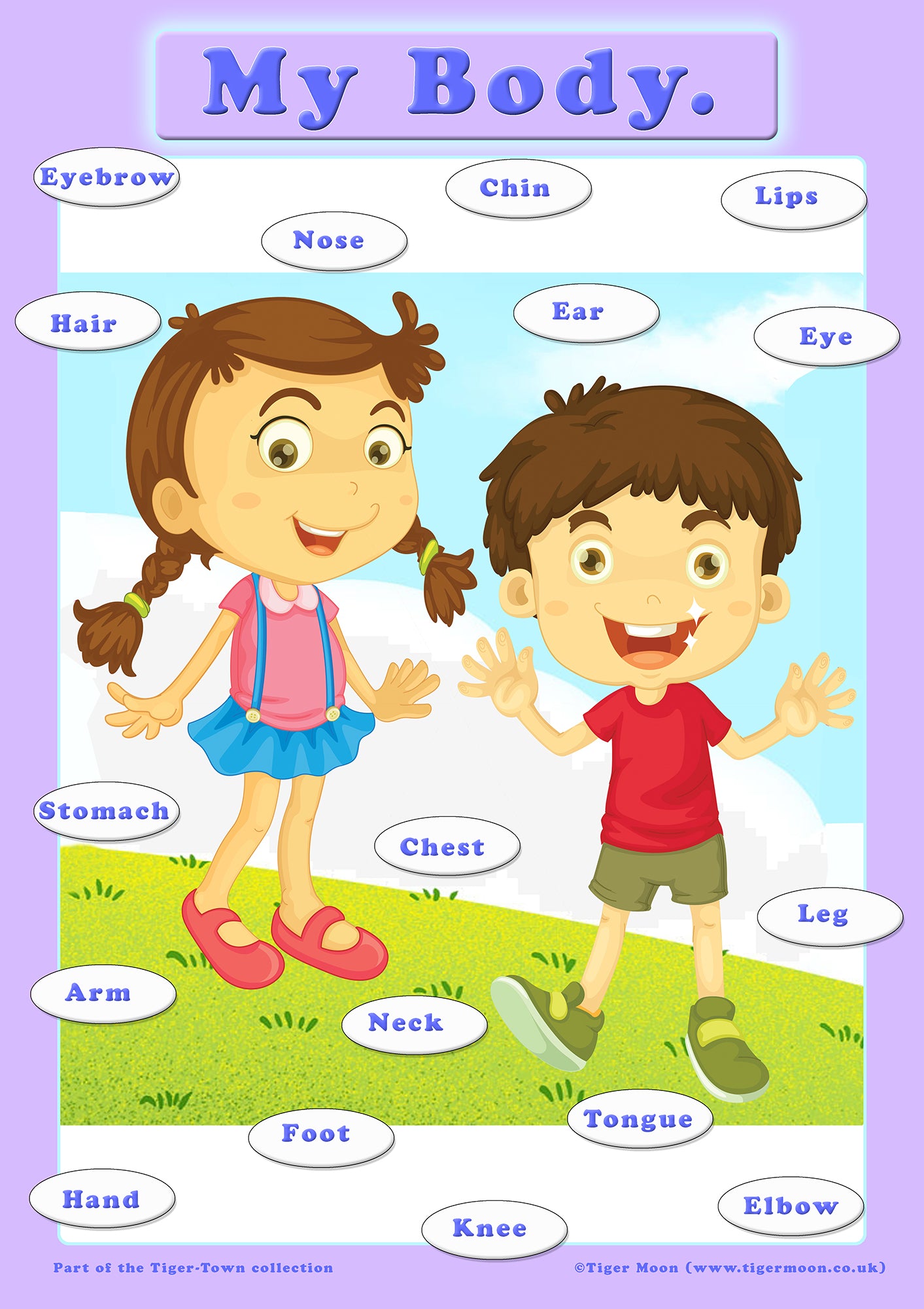 Preschool 6 pack educational posters A3