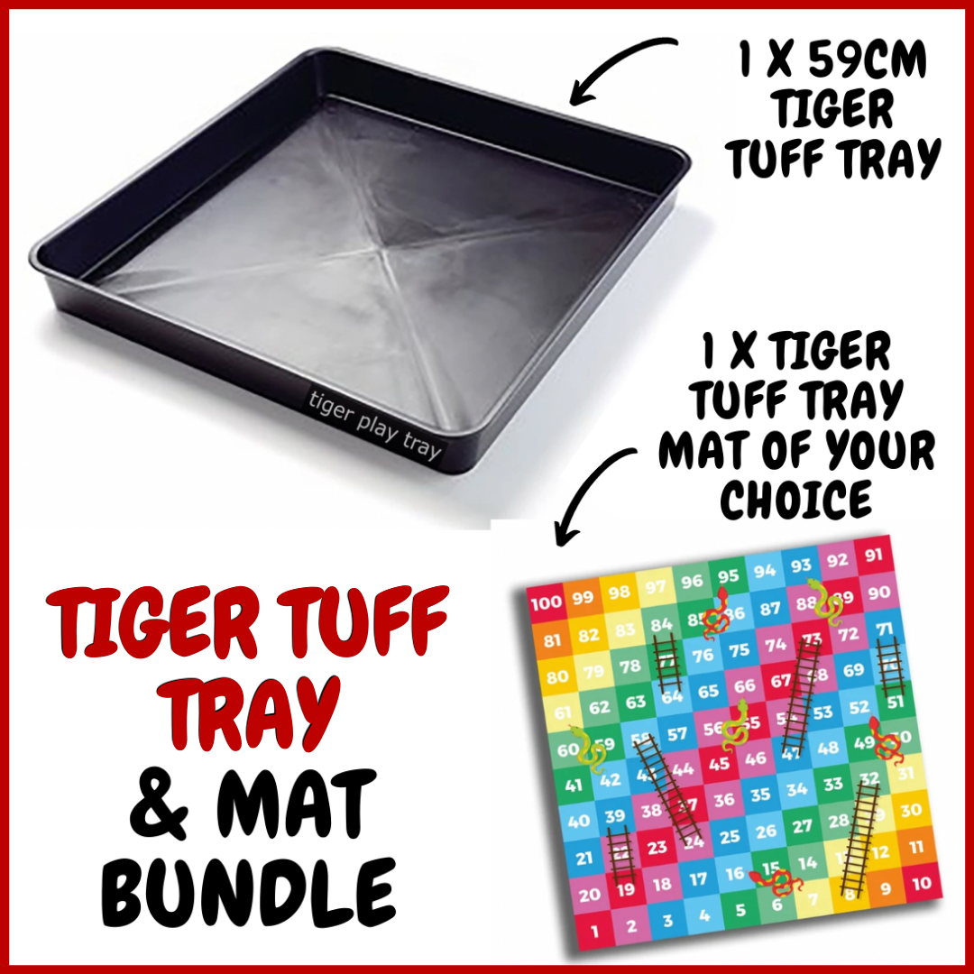 Tiger Play Tray and 1 Insert Mat Of Your Choice