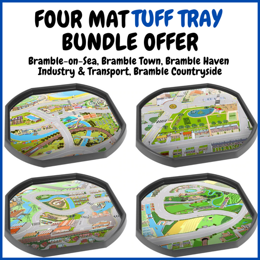 Four Mat Bundle for Tuff Tray - Bramble Range - Mats only