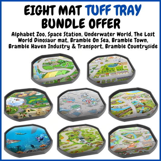 Eight Mat Tuff Tray Mat Bundle - Mats Only
