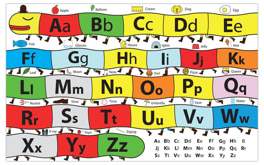 The Alphabet Centipede Play Mat