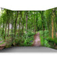 A classroom or nursery scene setter of a vibrant beautiful green forest and path, complete with hidden forest animals and plants for children to find! Great for immersive and imaginative role play.  The freestanding scene setter can be used inside & outside. Made from lightweight correx which is easy to clean and waterproof. The scene setter folds away easily for storage and folds out simply and quickly for set up.