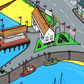 Exerpt from The Charlotte's Cove mat is ideal for use with a Tuff Tray. Explore the castle, the pier, the funfair and the lighthouse. Drive toys cars around to see the sites and take toy people to the beach.  Printed onto a high quality, durable vinyl material.  86cm x 86cm (approx )  Designed to fit in the Mini Tuff Tray or the Tuff Spot.