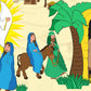 The Story of the Nativity Backdrop