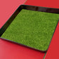 This artificial grass is ideal for use with our Tiger Play Tray. It's perfect for individual or small group play.       This insert mat is designed to perfectly fit in the Tiger Play Tray     Can be used with character or animal toys for imaginative play.     55cm x 55cm     Ideal for home use. Also great for small groups in classrooms.