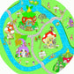The Pear Tree Fantasy Island mat is ideal for use with a Tuff Tray. Spot and name the mythical creatures who live in the mushroom houses and add your own unicorns, fairies and elves for more fun! Designed to fit in the Tuff Tray or the Tuff Spot.