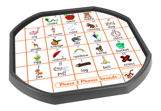 Phase 2 Phonics Tuff Tray Mat