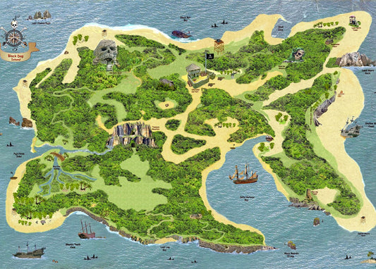 Pirate Island Play Mat