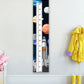 Space Themed Child's Height Chart 140x30cm - High Quality Waterproof PVC Banner