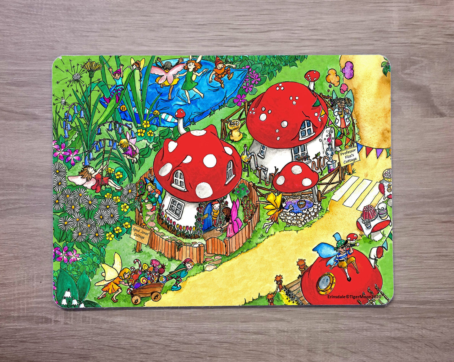 Erinsdale Set Of Four Personalised Placemats