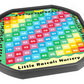 The personalised Mini 1-100 Number Grid Centipede mat is ideal for use with a Tuff Tray and features your nursery, preschool, school or child's name underneath! The 1-100 number grid encourages numeracy. Use it to spot number sequences, learning to count on and back, addition, subtraction and times tables.