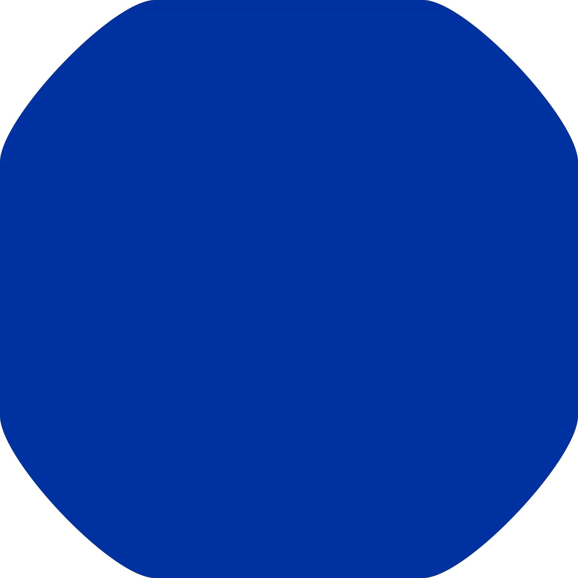 Plain blue tuff tray mat insert