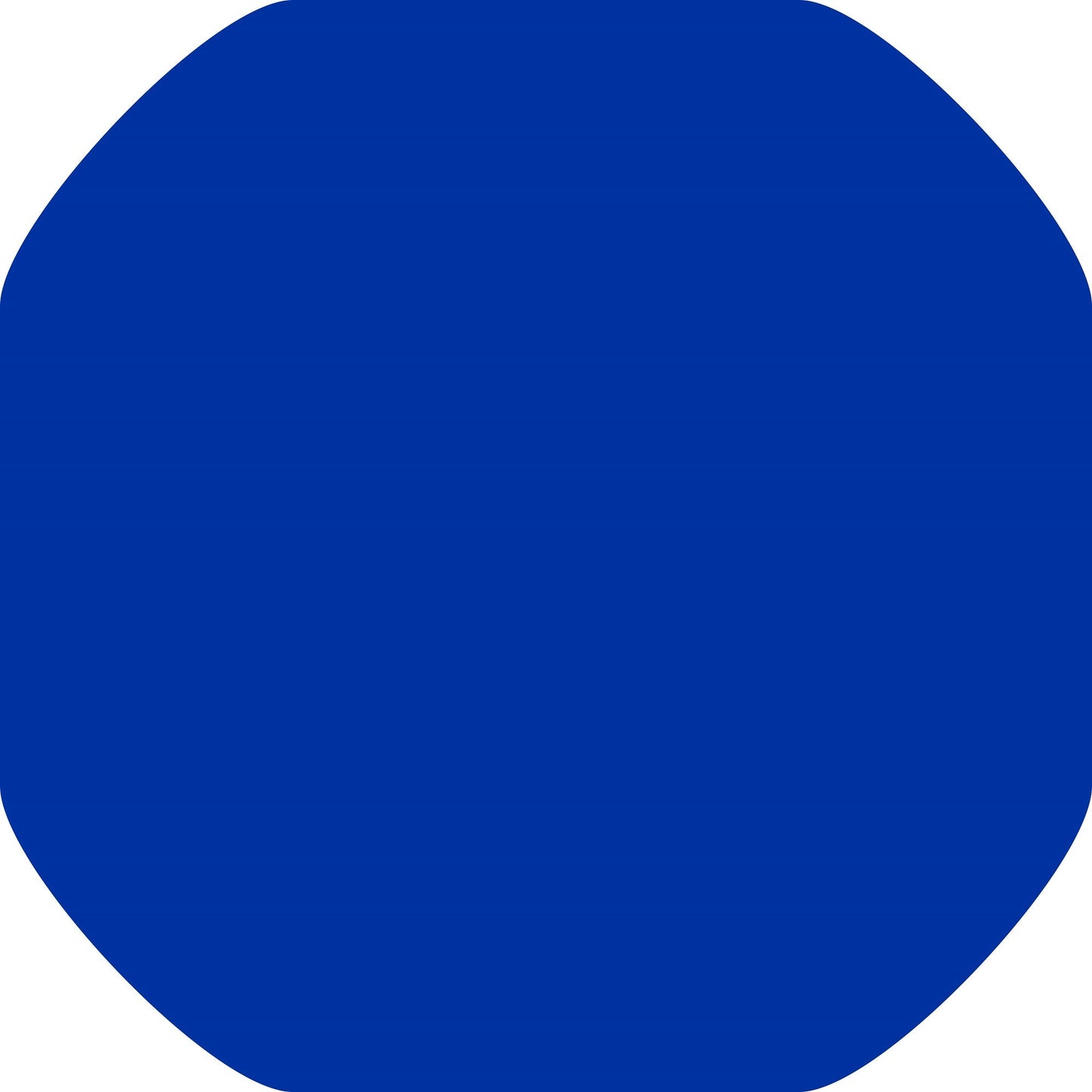 Plain blue mini tuff tray mat insert