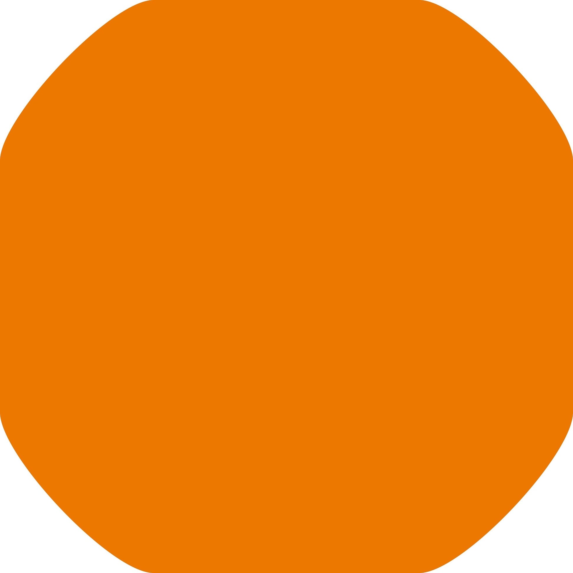 Plain orange tuff tray mat insert