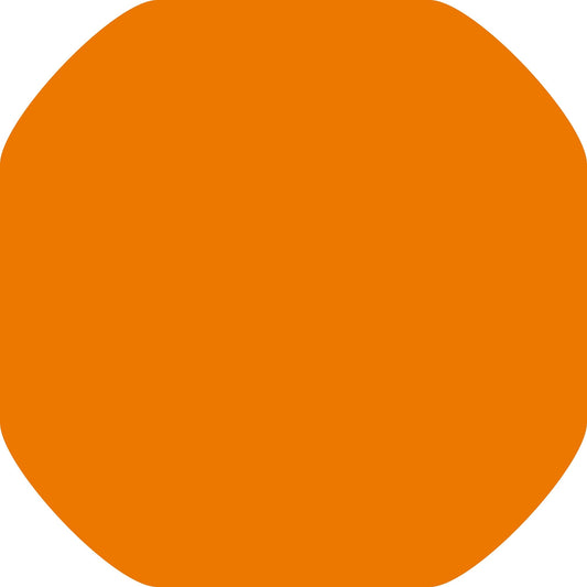 Plain orange tuff tray mat insert