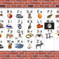 Alphabet Board Mural