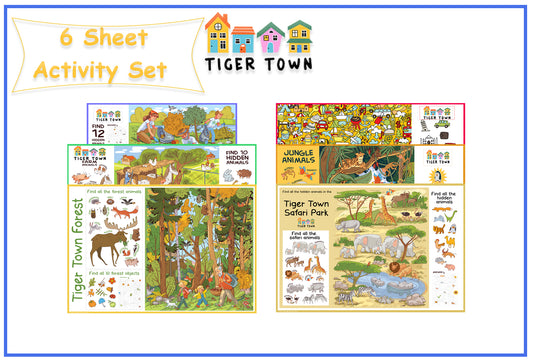 'Can you find the...' Activity set - 6 pack.