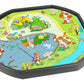 The Willow Lake tuff tray mat features fantasy and enchanted forests complete with  fairies, elves, pixies, mermaids, mushroom cottages and pumpkin houses. Perfect for individual or small group imaginative play. Designed to fit in the Tuff Tray or the Tuff Spot.