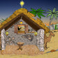 The Nativity Scene Backdrop 240cmx120cm