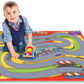 A bright detailed racing track play mat with fun cars characters - children will love racing their car toys around this colourful, bright play mat.