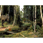 Prehistoric Dinosaur Scene Backdrop
