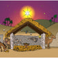 The Nativity Scene Backdrop 240x120cm