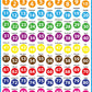 Colourful Number Poster
