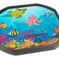 The Ocean Floor mat is ideal for use with a Tuff Tray. Spot and name the sealife and add your own water and aquatic toys for more fun! Swim among the reefs and a shipwreck with fish, turtles, octopuses, crabs, seahorses and starfish. Ideal for imaginative and messy play for individuals and small groups. Designed to fit in the Tuff Tray or the Tuff Spot.