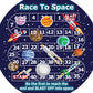 'Race To Space' Game - Tuff Tray Insert