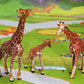 Safari mat with giraffes
