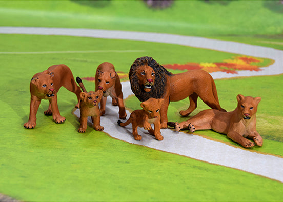 Safari mat with lions