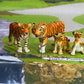 Safari mat with tigers